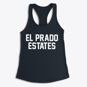 El Prado Estates Arizona Classic Block Women's Racerback Tank