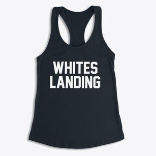 Whites Landing Ohio Classic Block Women's Racerback Tank