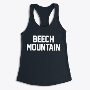 Beech Mountain North Carolina Classic Block Women's Racerback Tank