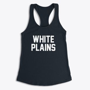 White Plains Georgia Classic Block Women's Racerback Tank
