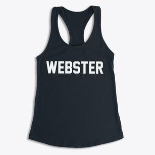 Webster Massachusetts Classic Block Women's Racerback Tank