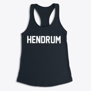 Hendrum Minnesota Classic Block Women's Racerback Tank