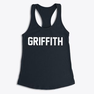 Griffith Indiana Classic Block Women's Racerback Tank
