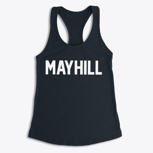 Mayhill New Mexico Classic Block Women's Racerback Tank