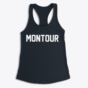 Montour Iowa Classic Block Women's Racerback Tank