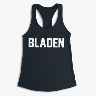 Bladen Nebraska Classic Block Women's Racerback Tank