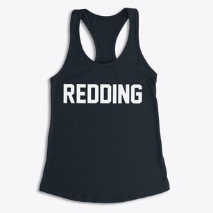 Redding California Classic Block Women's Racerback Tank