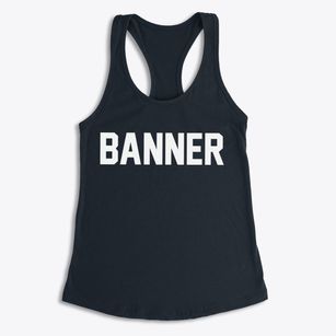Banner Illinois Classic Block Women's Racerback Tank