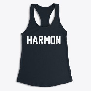Harmon North Dakota Classic Block Women's Racerback Tank