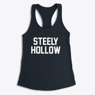 Steely Hollow Oklahoma Classic Block Women's Racerback Tank