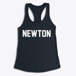 Newton Massachusetts Classic Block Women's Racerback Tank