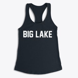 Big Lake Missouri Classic Block Women's Racerback Tank