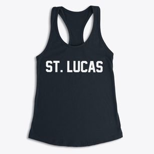 St. Lucas Iowa Classic Block Women's Racerback Tank