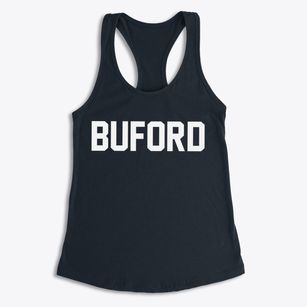 Buford Georgia Classic Block Women's Racerback Tank