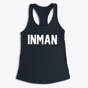 Inman Nebraska Classic Block Women's Racerback Tank