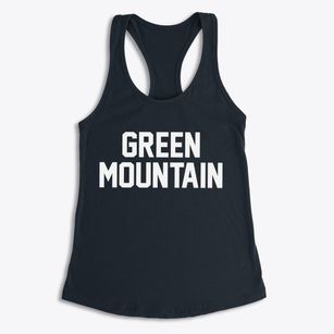 Green Mountain Iowa Classic Block Women's Racerback Tank
