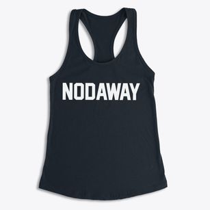 Nodaway Iowa Classic Block Women's Racerback Tank
