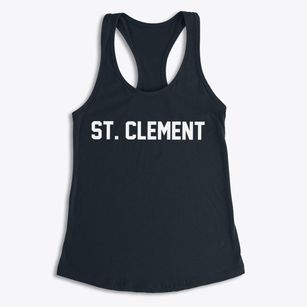 St. Clement Missouri Classic Block Women's Racerback Tank