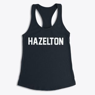 Hazelton Kansas Classic Block Women's Racerback Tank