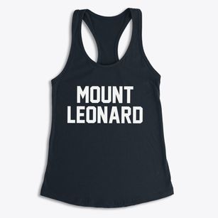 Mount Leonard Missouri Classic Block Women's Racerback Tank