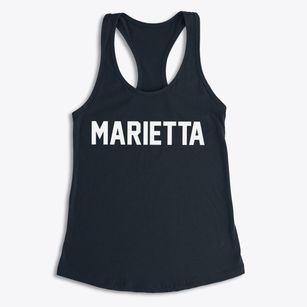Marietta Ohio Classic Block Women's Racerback Tank