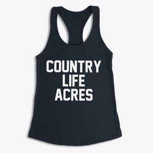 Country Life Acres Missouri Classic Block Women's Racerback Tank