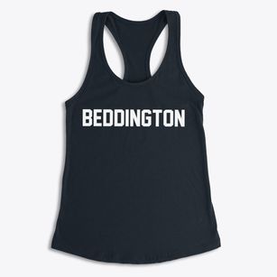 Beddington Maine Classic Block Women's Racerback Tank