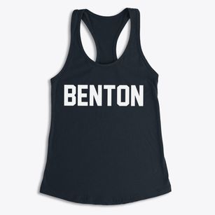 Benton Alabama Classic Block Women's Racerback Tank