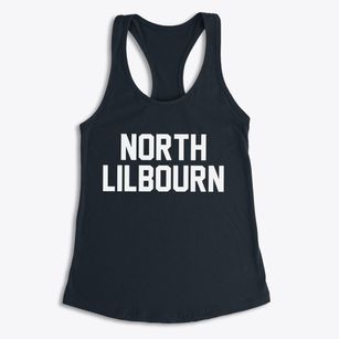 North Lilbourn Missouri Classic Block Women's Racerback Tank