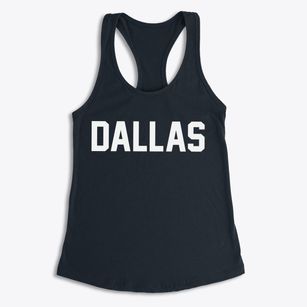 Dallas Georgia Classic Block Women's Racerback Tank