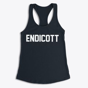Endicott New York Classic Block Women's Racerback Tank