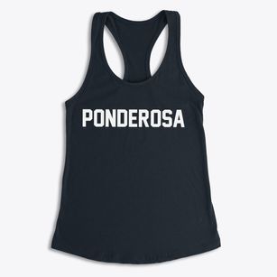Ponderosa California Classic Block Women's Racerback Tank
