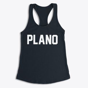 Plano Texas Classic Block Women's Racerback Tank