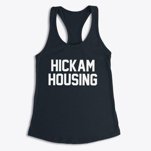 Hickam Housing Hawaii Classic Block Women's Racerback Tank