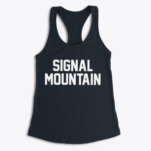 Signal Mountain Tennessee Classic Block Women's Racerback Tank