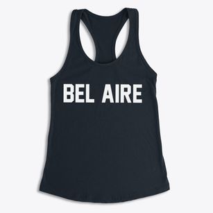 Bel Aire Kansas Classic Block Women's Racerback Tank