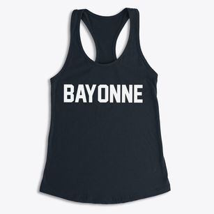 Bayonne New Jersey Classic Block Women's Racerback Tank