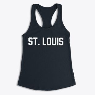 St. Louis Michigan Classic Block Women's Racerback Tank