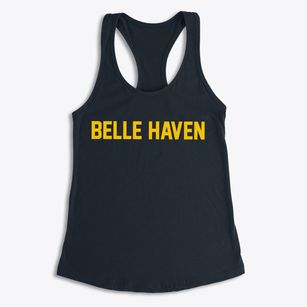 Belle Haven Virginia Classic Block Women's Racerback Tank