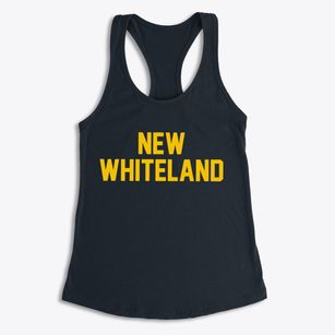 New Whiteland Indiana Classic Block Women's Racerback Tank