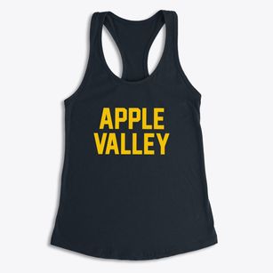 Apple Valley Ohio Classic Block Women's Racerback Tank