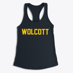 Wolcott Vermont Classic Block Women's Racerback Tank