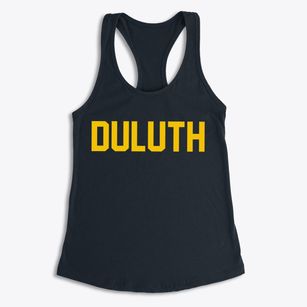 Duluth Georgia Classic Block Women's Racerback Tank