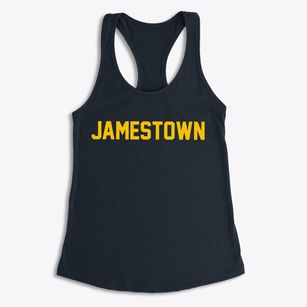 Jamestown Pennsylvania Classic Block Women's Racerback Tank