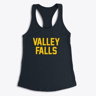 Valley Falls New York Classic Block Women's Racerback Tank
