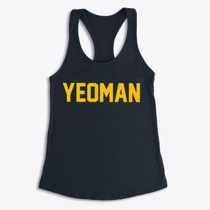 Yeoman Indiana Classic Block Women's Racerback Tank