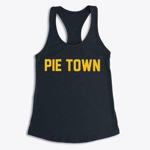 Pie Town New Mexico Classic Block Women's Racerback Tank
