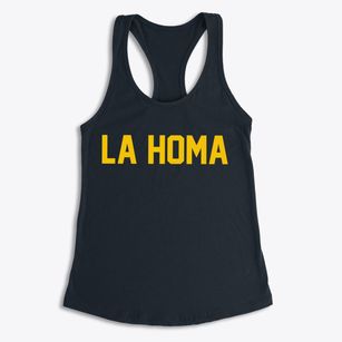 La Homa Texas Classic Block Women's Racerback Tank