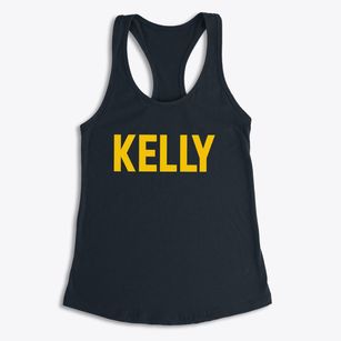 Kelly Wyoming Classic Block Women's Racerback Tank