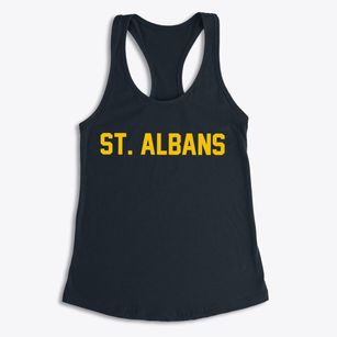 St. Albans West Virginia Classic Block Women's Racerback Tank